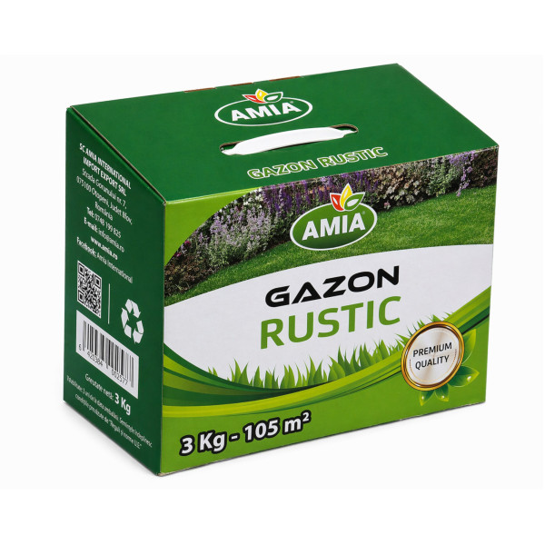 Seminte de gazon rustic Amia 3 kg