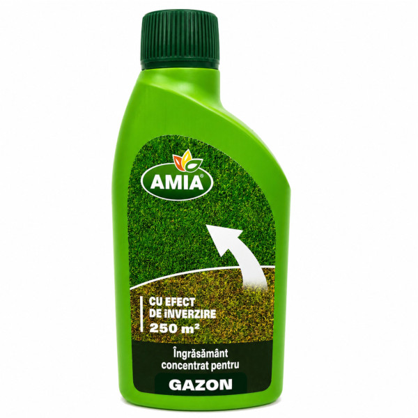 Ingrasamant primavara gazon Amia 3,5-7-4,5 + Fe + microelemente 250 ml