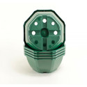 Ghiveci octogonal decor 23, verde brad, 2,4 l