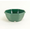 Ghiveci octogonal decor 23, verde brad, 2,4 l