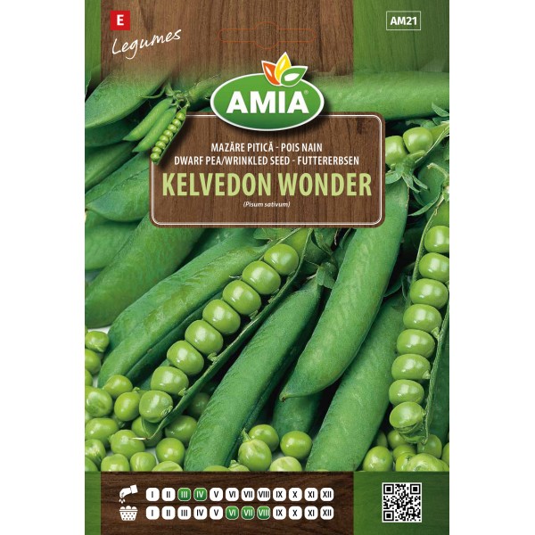 Seminte de mazare Kelvedon Wonder, 40 gram