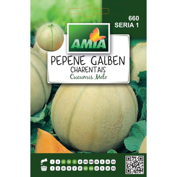 Seminte de pepene galben Charentais, 1.5 grame