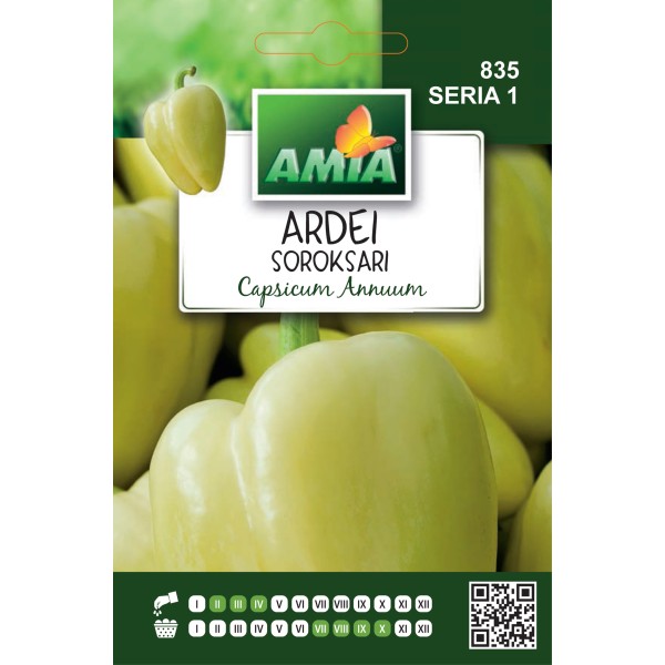 Seminte de ardei gras Soroksary 0,50 gr Amia