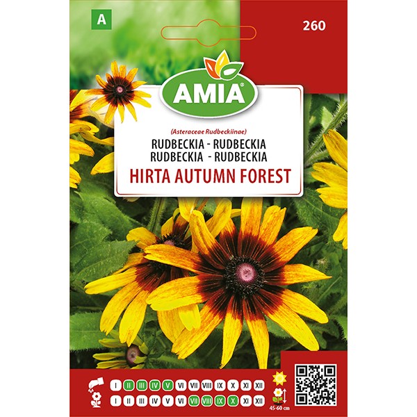 Seminte de Rudbeckia Hirta Autumn Forest, 0,5 gram, AMIA