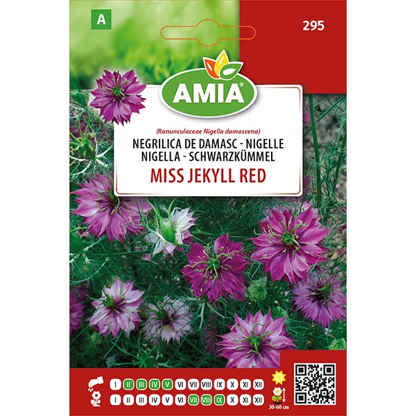 Seminte de Negrilica de Damasc – Miss Jekyll Red 2 gr