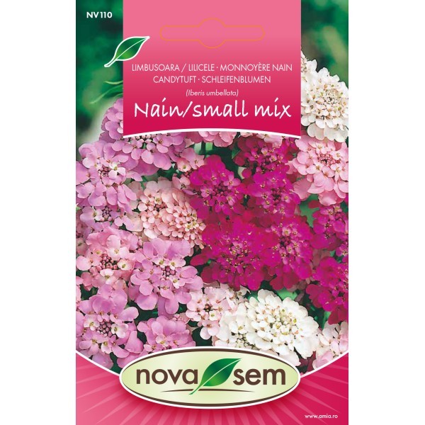 Seminte de flori Limbusoara/Lilicele pitice amestec, 0,75 grame