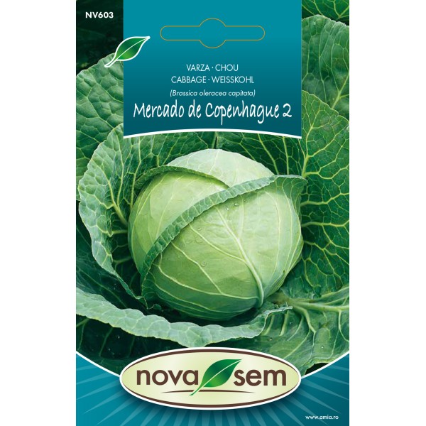 Seminte de varza Mercado de Copenhague 2 la 1,5 grame