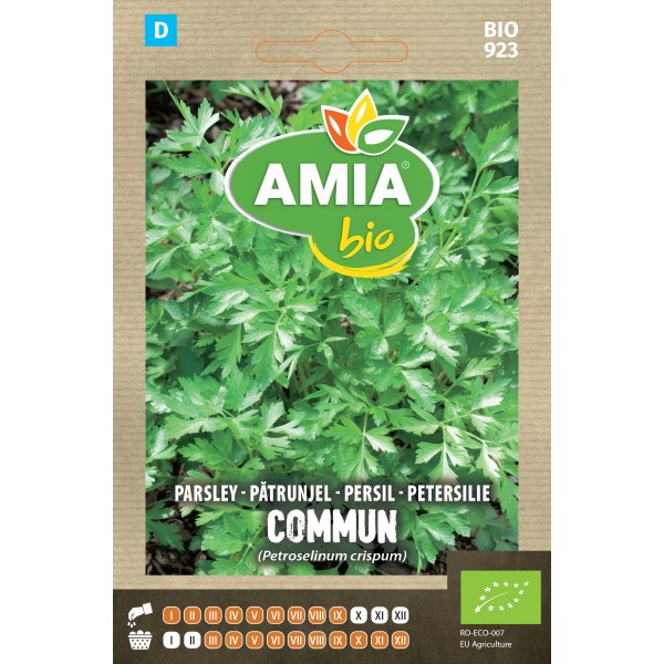 Seminte bio de patrunjel commun Amia 1,5 grame