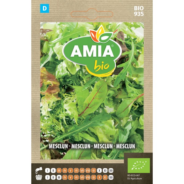 Seminte bio Mesclun 1,5 grame Amia